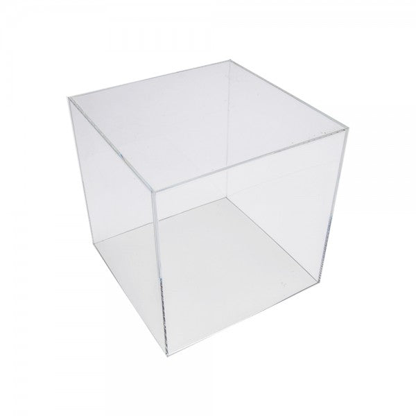 Acrylic 5 Sided Cube 8" W x 8" D x 8"H