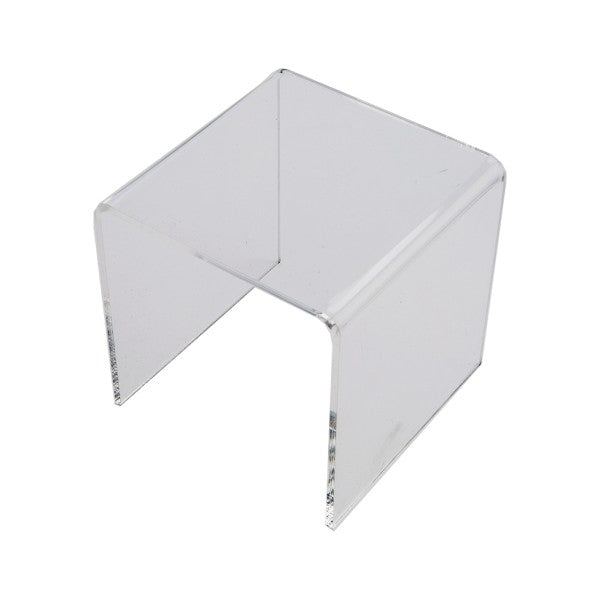 Acrylic Riser 4" W x 4" D x 4" H Clear