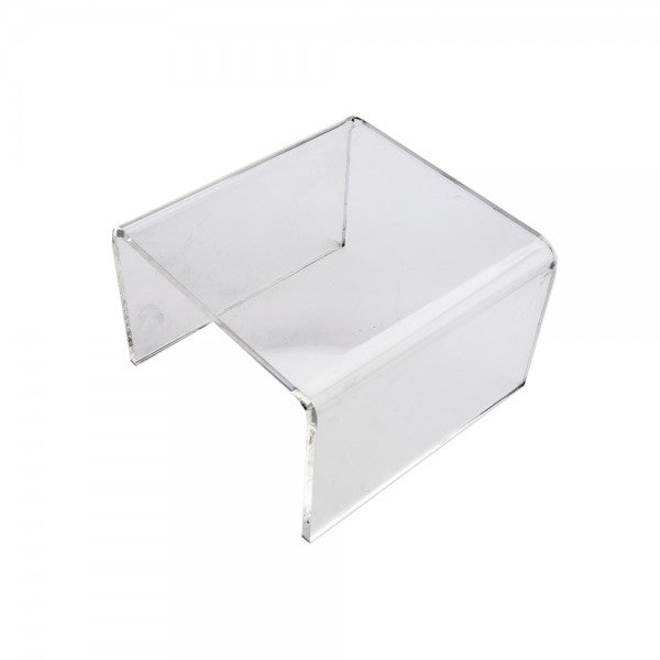Acrylic Riser 6" W x 6" D x 4" H Clear
