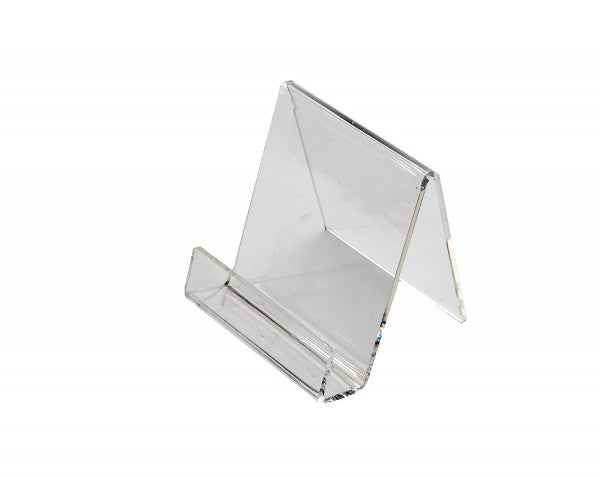 Acrylic Easel 3 1/2" W x 1" D x 4" H With Lip 4" Clear