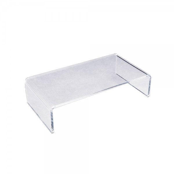 Acrylic Riser 12" W x 6" D x 3" H Clear