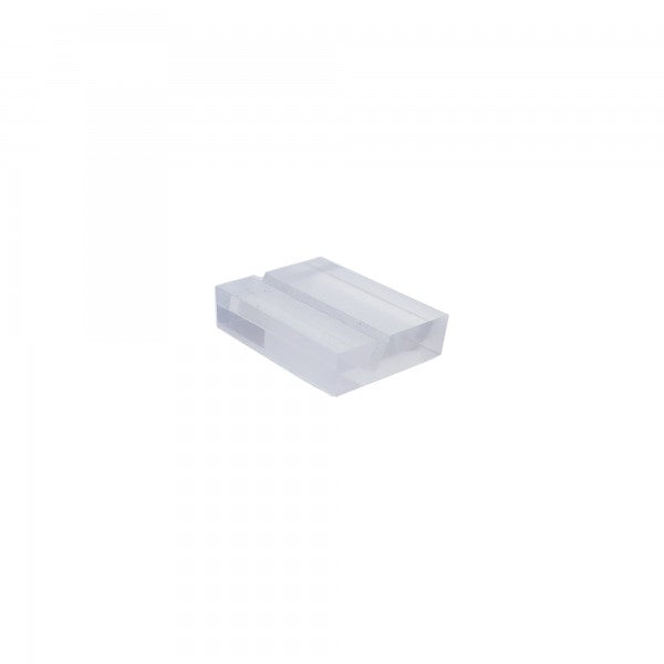 Acrylic Sign Card Holder 1 1/4" W x 1" D x 3/8" H Clear