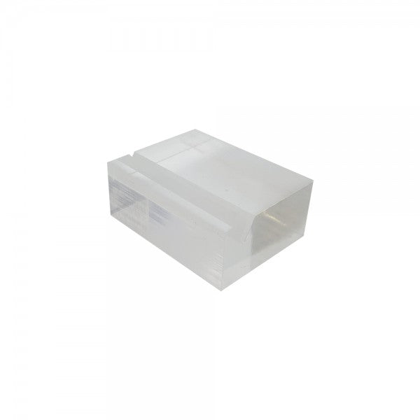Acrylic Sign Card Holder 1 1/2" W x 1 1/2" D x 3/4" H Clear