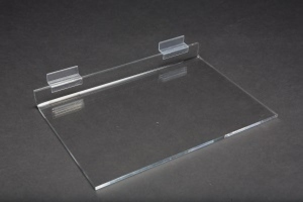 Acrylic Slatwall Shelf 12" x 8"