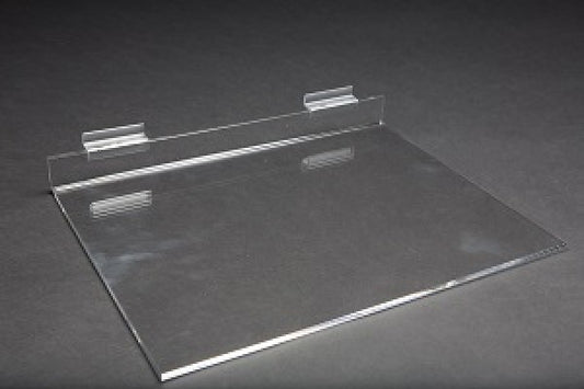 Acrylic Slatwall Shelf 16" W x 12" D