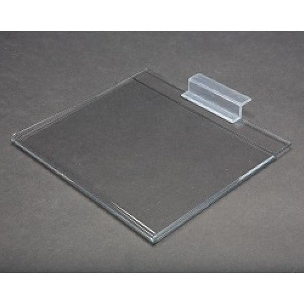 Acrylic Slatwall Sign Holder 11" x 8 1/2" Horizontal