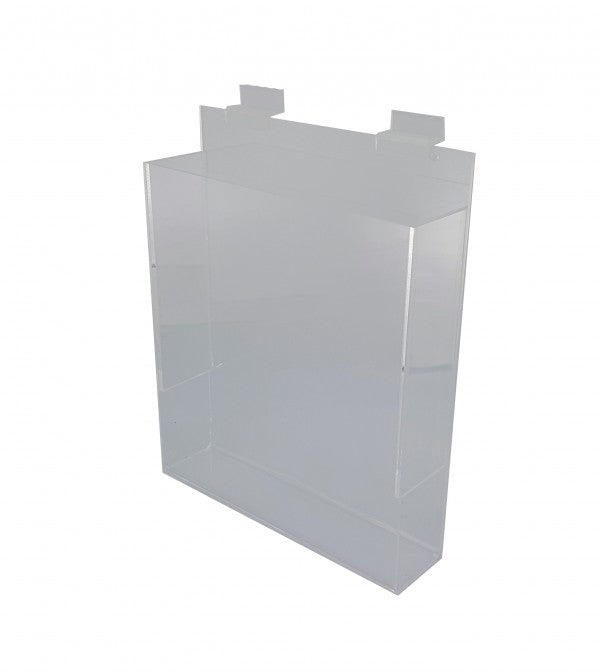 Acrylic Slatwall Literature Holder With Gaps 11 3/4"