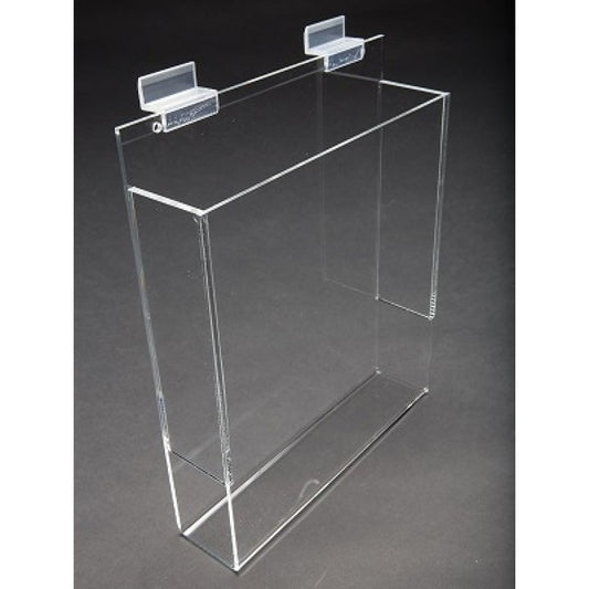 Acrylic Slatwall Literature Holder With Gaps 11 3/4"