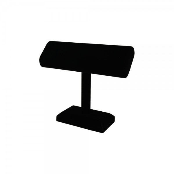 T-Bar Display 6.5" Oval Black Velvet