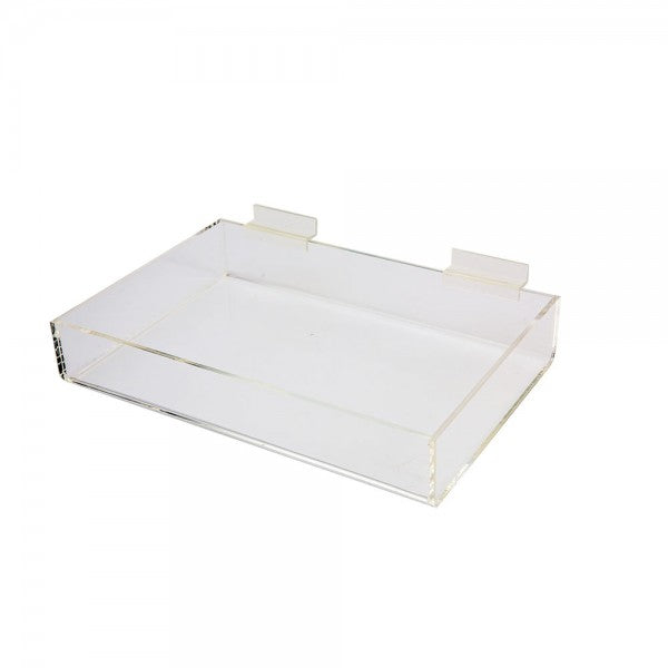 Slatwall Acrylic Tray 2" x 12" 8.5"