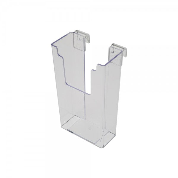 Acrylic Gridwall Stylized Brochure Holder 8"