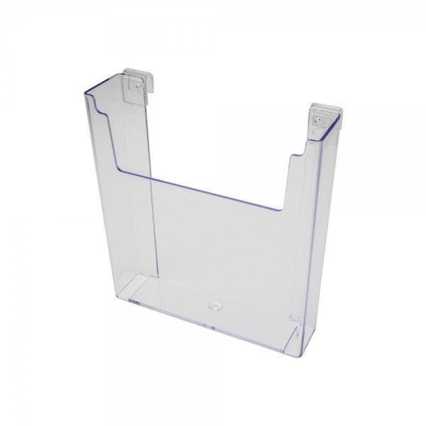 Gridwall Stylized Literature Holder With Gaps 9 1/2" Acrylic