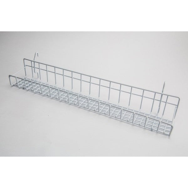 Gridwall Tray 23": Available in White and Black