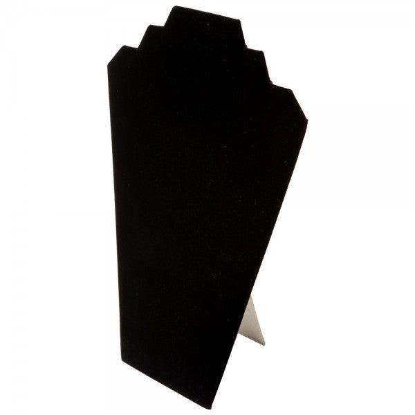 Double Necklace Easel Display 12" Black Velvet