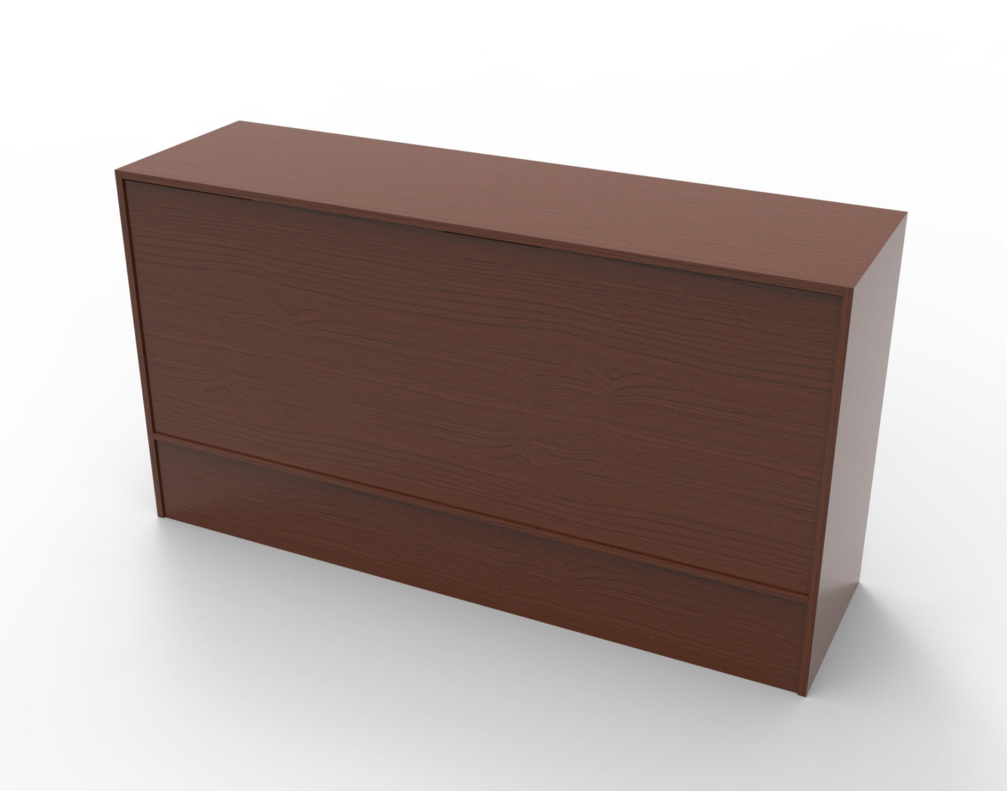 Checkout Counter 6' L x 38" H x 20" D Cherry