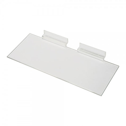 Acrylic Slatwall Shelf 4" D x 10" L