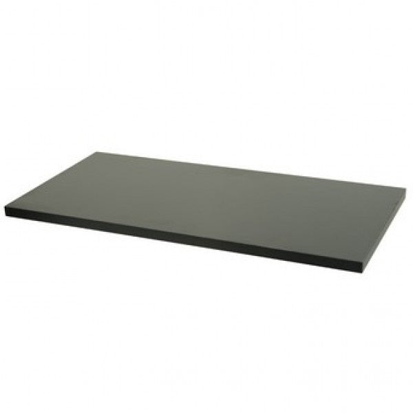 Black Melamine Wood Shelf 12" D - Available in 24" and 48" Lengths