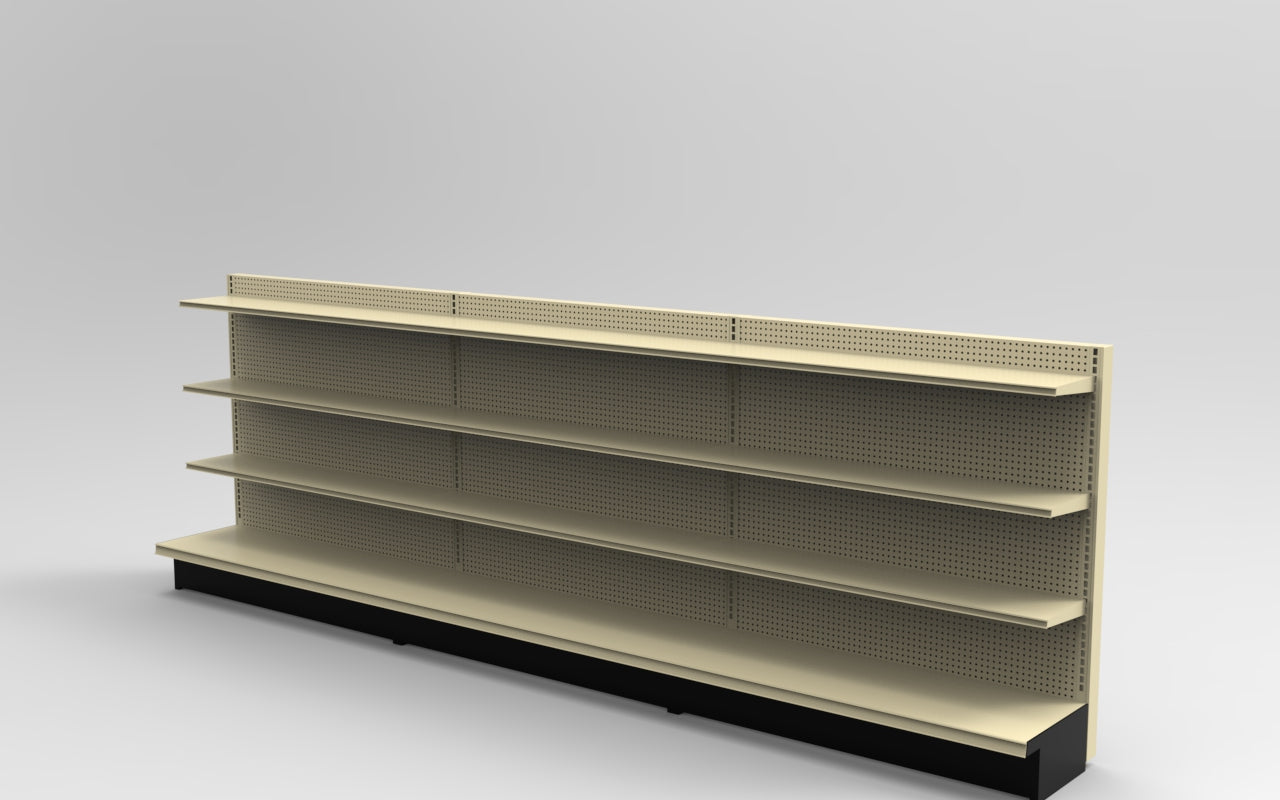 Platinum Lozier Wall - 48" H x 16" D 10" Shelves