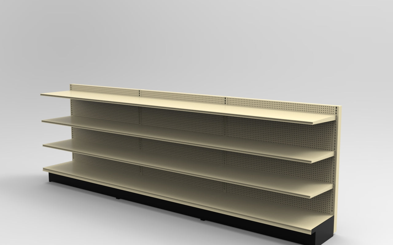Platinum Lozier Wall - 48" H x 19" D 19" Shelves