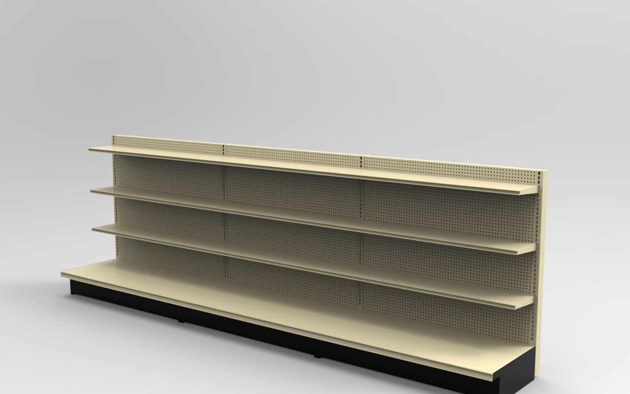 Platinum Lozier Wall - 48" H x 22" D 10" Shelves