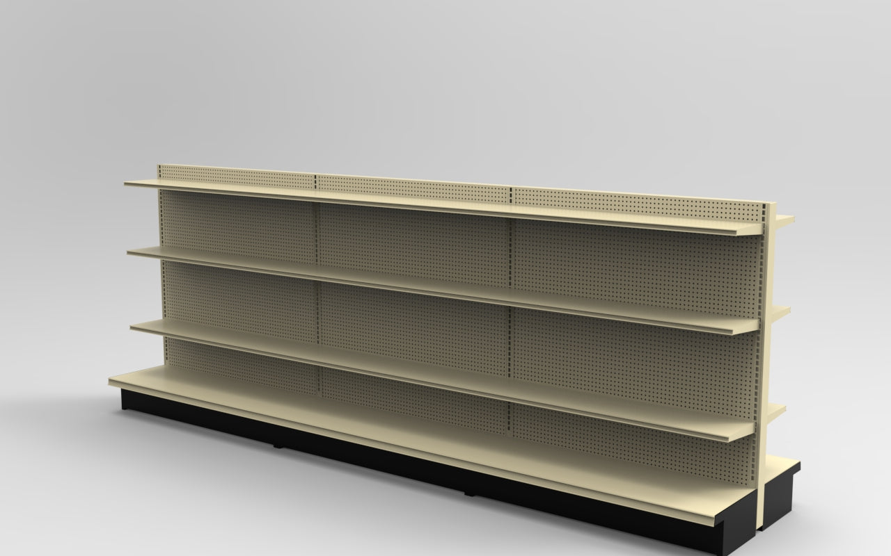 Platinum Lozier Island - 54" H x 16" D 10" Shelves