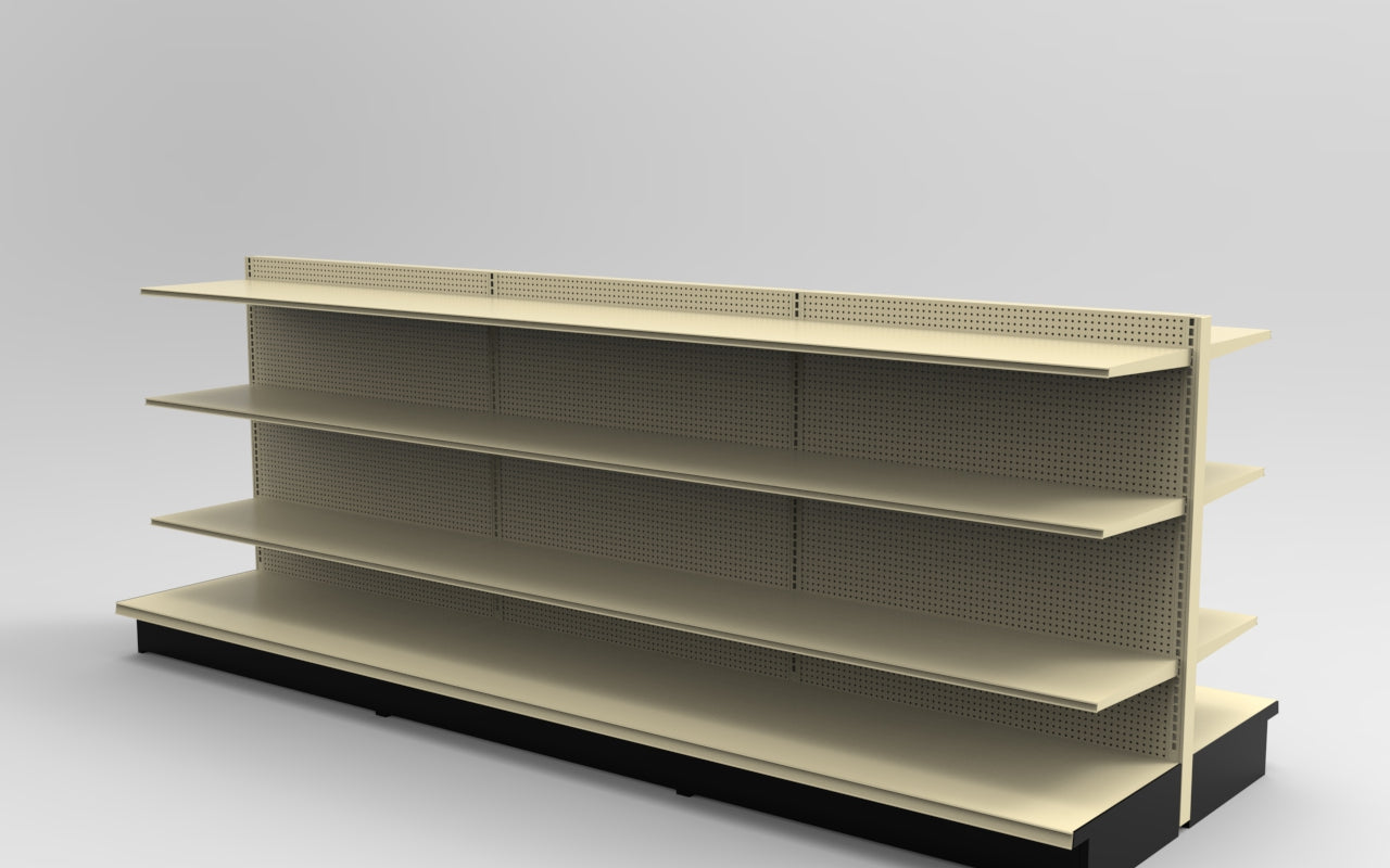 Platinum Lozier Island - 54" H x 25" D 19" Shelves