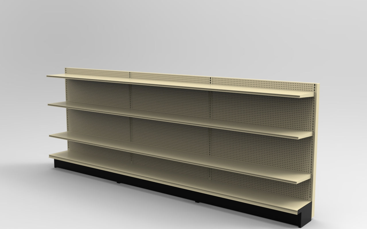 Platinum Lozier Wall - 54" H x 13" D 13" Shelves