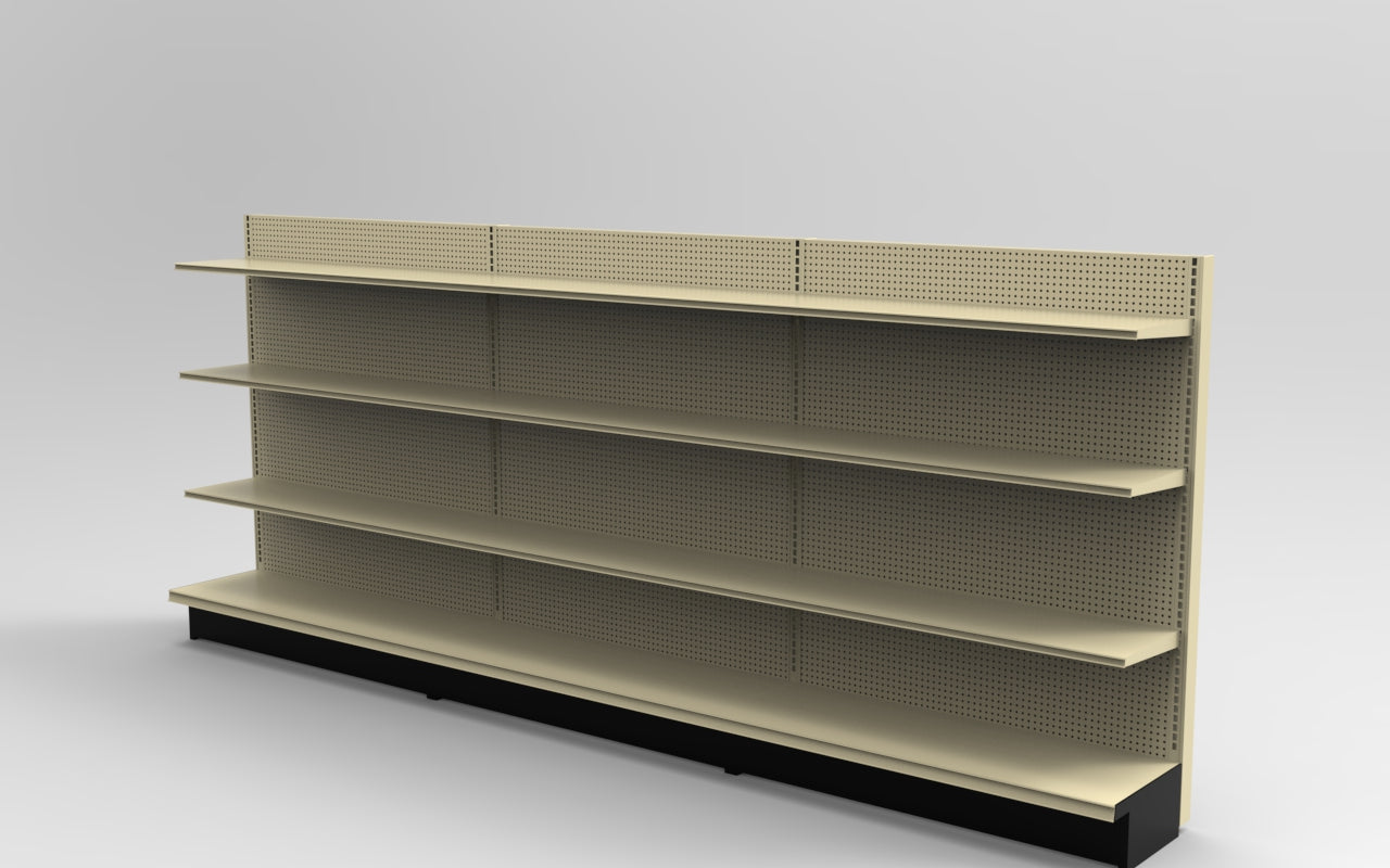 Platinum Lozier Wall - 60" H x 16" D 13" Shelves