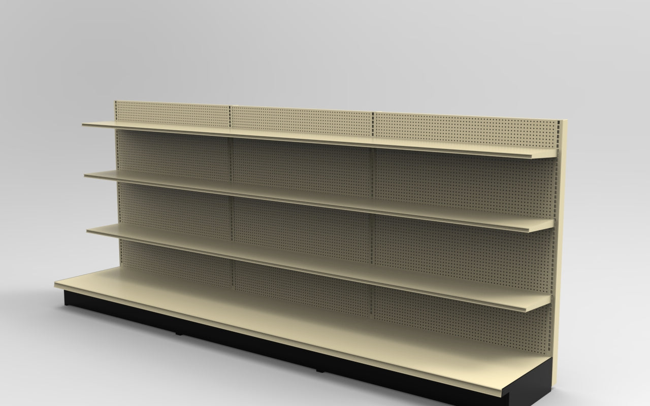 Platinum Lozier Wall - 60" H x 25" D 13" Shelves