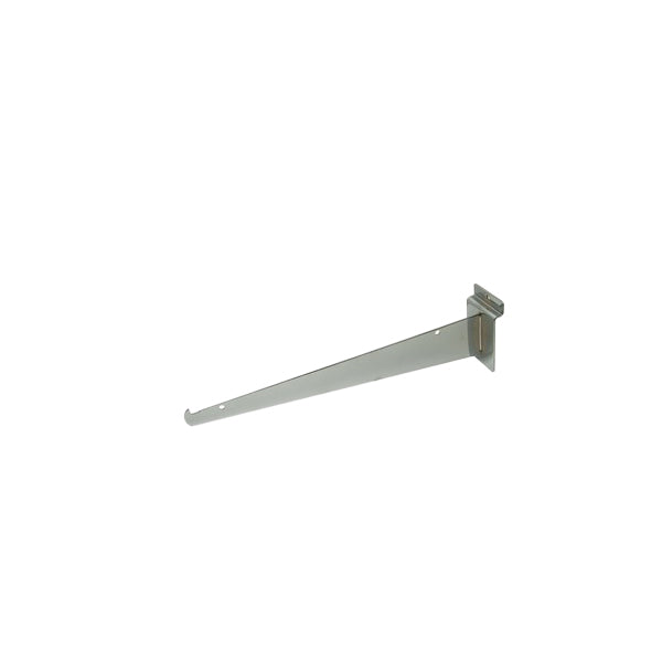 Chrome Slatwall Shelf Brackets - Available in Several Lengths