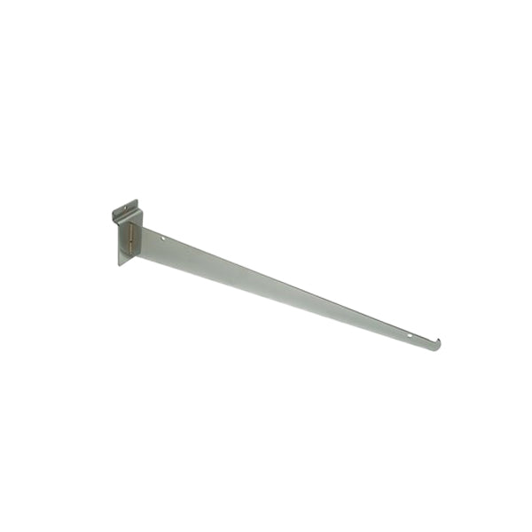 Chrome Slatwall Shelf Brackets - Available in Several Lengths