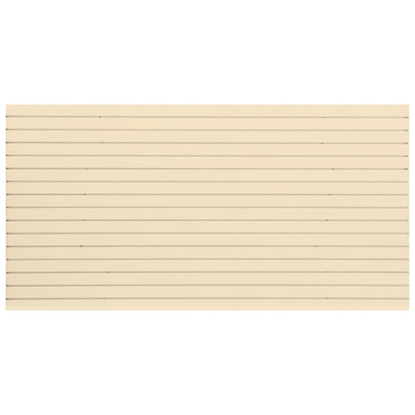 MDF Slatwall Panel 4' x 8' Almond Finish