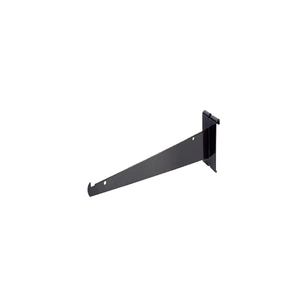 Black Gridwall Shelf Brackets - Available in Several Lengths