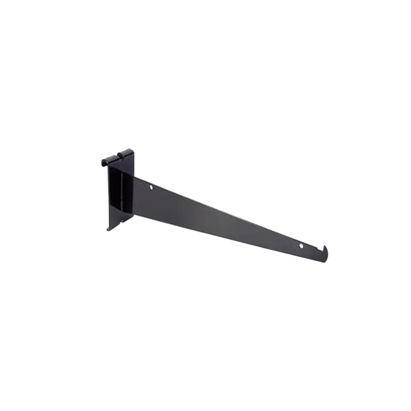 Black Gridwall Shelf Brackets - Available in Several Lengths