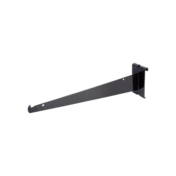 Black Gridwall Shelf Brackets - Available in Several Lengths