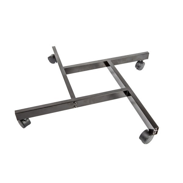Gridwall Base 4 Way With Casters - Available in Black and White