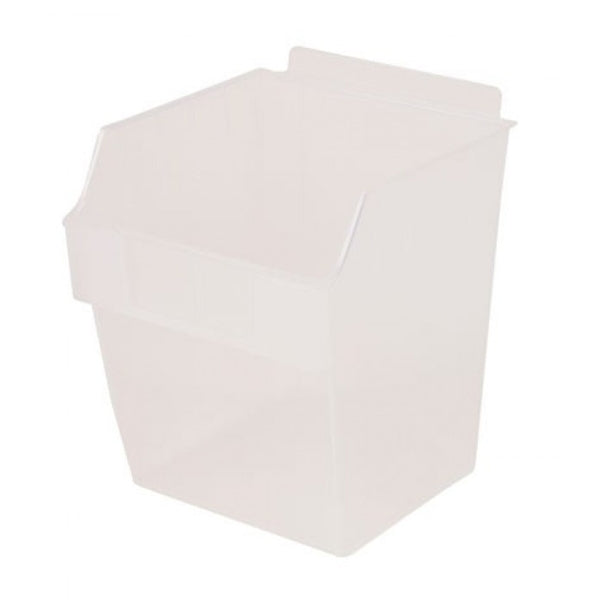 Plastic Slatwall Bins 6" x 6" x 7" - Available in Several Colors