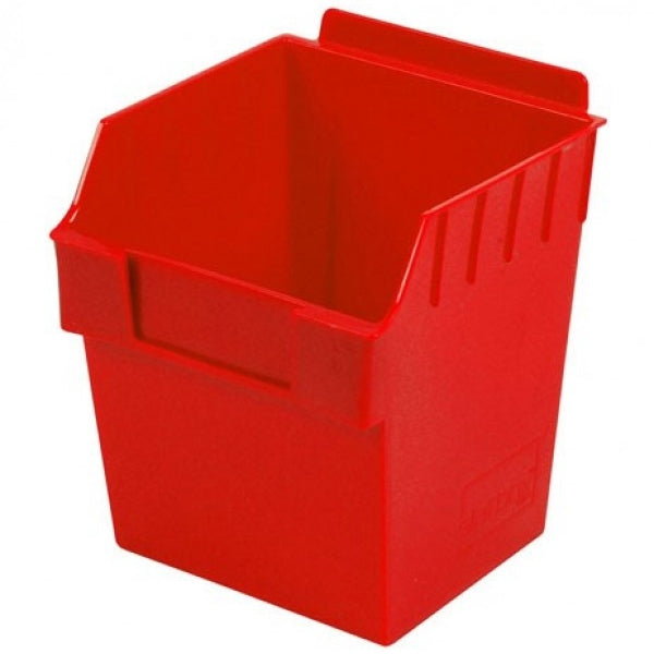 Plastic Slatwall Bins 6" x 6" x 7" - Available in Several Colors