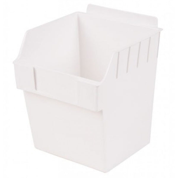 Plastic Slatwall Bins 6" x 6" x 7" - Available in Several Colors