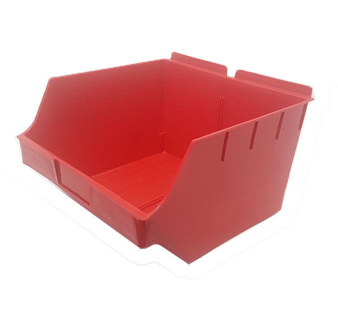 Plastic Slatwall Bins 11" x 11" x 7" - Available in Several Colors