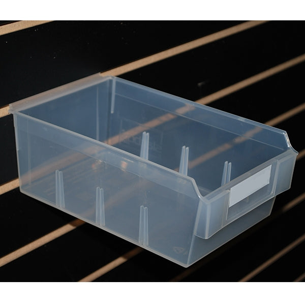Plastic Slatwall Bins 8 3/4" x 5 1/2" x 3 1/2" - Available in Several Colors