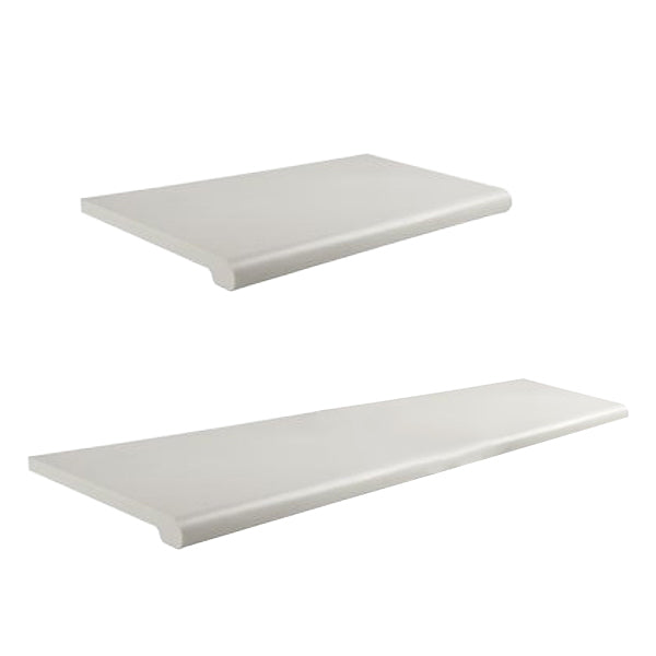 White Shelf Duron Bullnose 13" D - Available in 24" and 48" Lengths