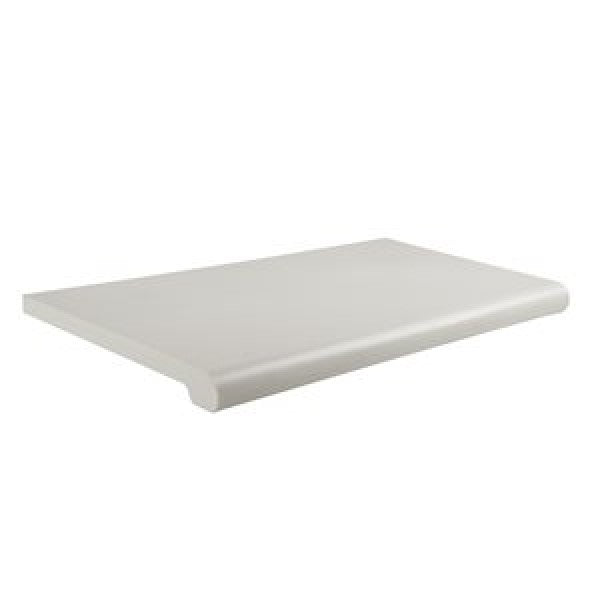 White Shelf Duron Bullnose 13" D - Available in 24" and 48" Lengths