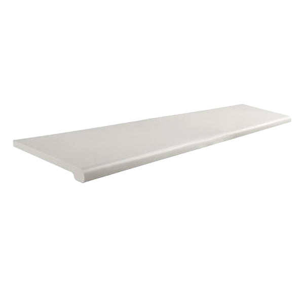 White Shelf Duron Bullnose 13" D - Available in 24" and 48" Lengths