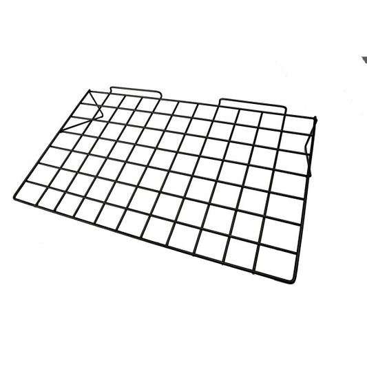 Slatwall Wire Shelf 14" D x 23" L - Available in Gray or Black