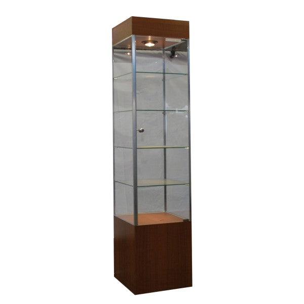Tower Case 16" x 16" x 76" - Available in Black, Cherry, or Maple