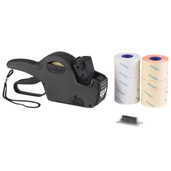 Label Gun Single Line Combo Kit. Includes 10 Rolls of Labels