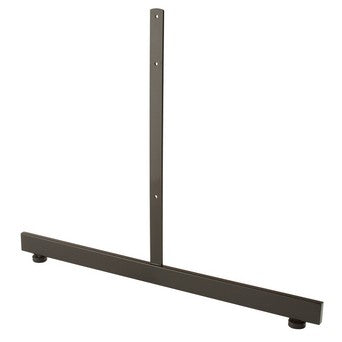 Gridwall Legs T Shaped - Available in Black, White and Chrome