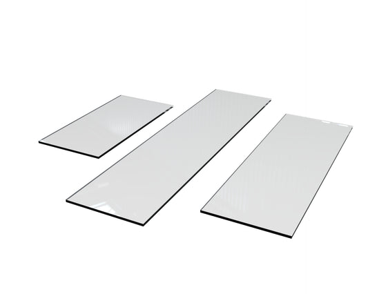 Tempered Glass 12" D - Available in Several Lengths