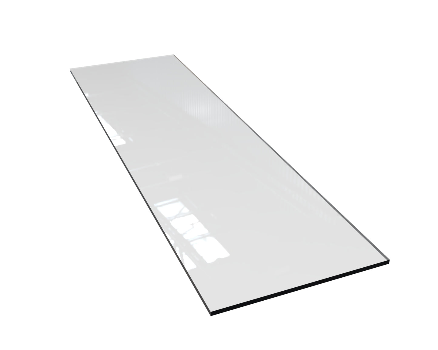 Tempered Glass 14" D - Available in Several Lengths